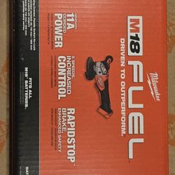 NEW NIB Milwaukee 2888-20 11A equiv. M18 FUEL VARIABLE SPEED BRK GRINDER