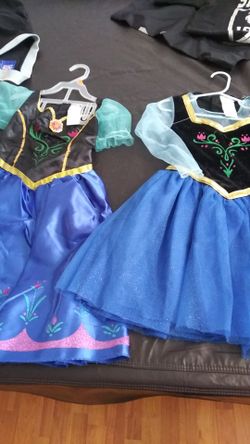 Princess Anna costume...both used once...1 is size 5t -6t and other is 4-6