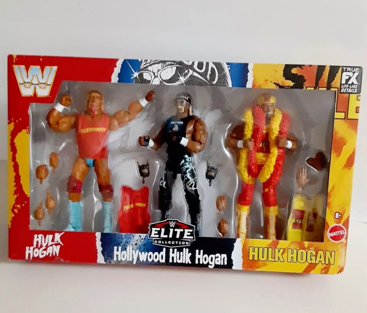 WWE ELITE HULKAMANIA HULK HOGAN 40TH ANNIVERSARY 3 PACK!! Target Exclusive 