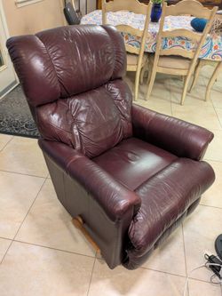 Small Lazy Boy Leather Recliner