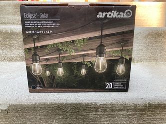 Artika Eclipse Solar LED String Lights Outdoor