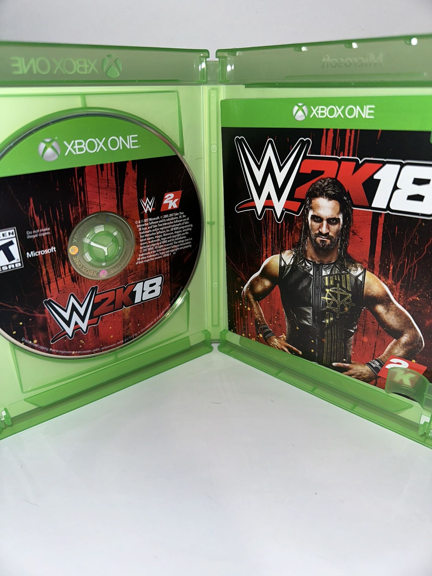 WWE 2K18: Deluxe Edition (Microsoft Xbox One, 2017) Complete And Tested !
