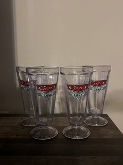 Set Of 4 Cars Sundae Cups