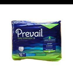 Prevail Daily Underwear Adult Pull Up Size Large, New Sealed Pack