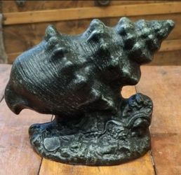 Brand New! 9" Shell Decor/Doorstop Decor - Metal Heavy Coastal Nautical | SHIPPING IS AVAILABLE