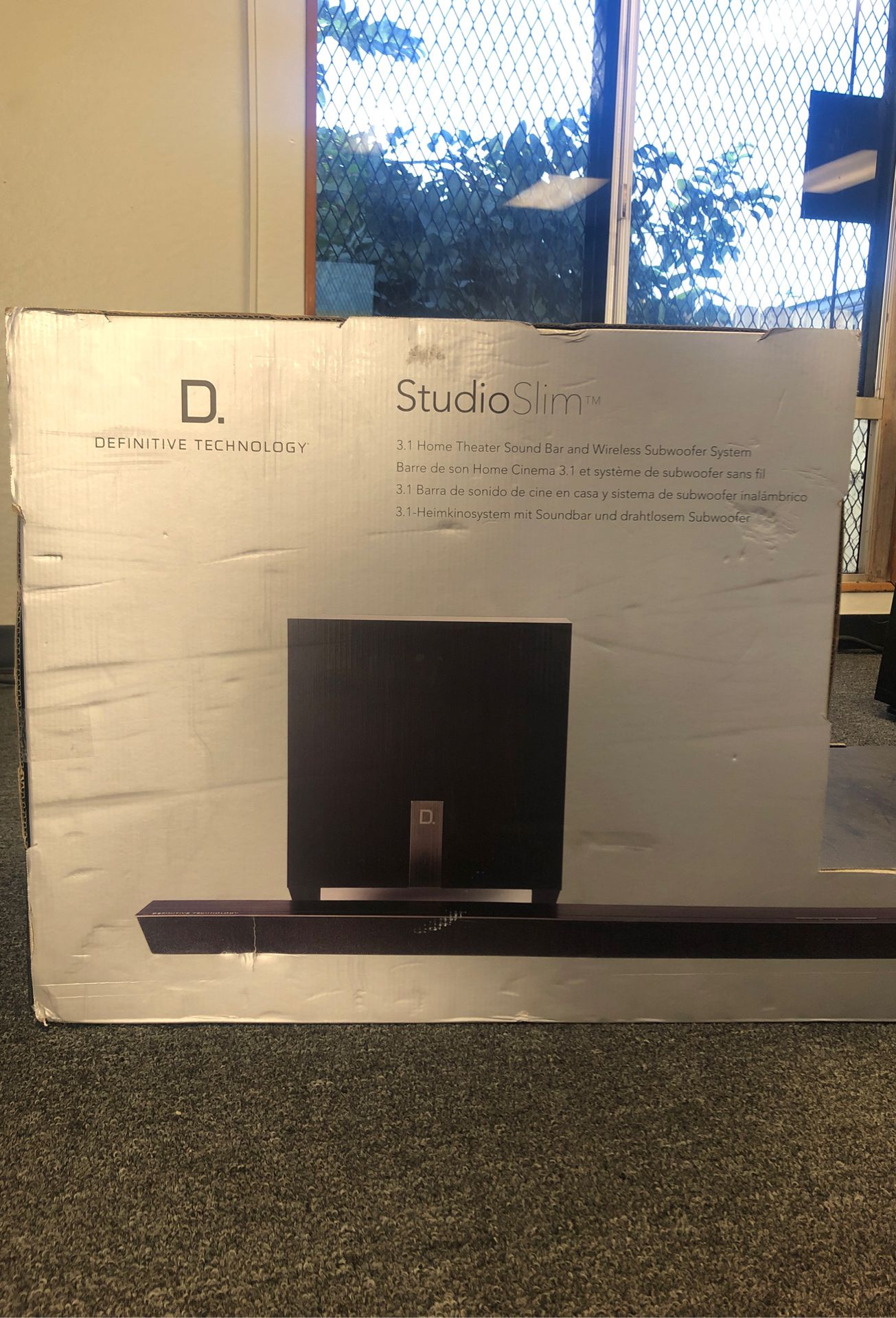 StudioSlim Home Theater Sound Bar and Subwoofer (Wireless)