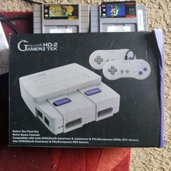Nintendo And Supernintendo Combo Console