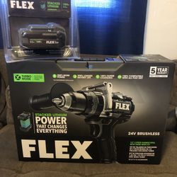FLEX Hammer Drill With Turbo Mode Set With Charger And Battery 