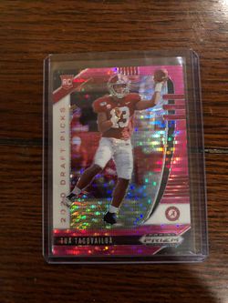 Tua tagovailoa prizm draft picks 2020 pink hyper