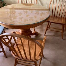 Jefferson 5 piece  Pedestal Dining table 