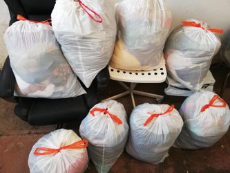8 bags of women's clothing—Sizes XS Mostly  S, and some M.