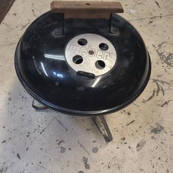 Weber 14" charcoal grill Smokey Joe vintage Small portable tailgate camping beach