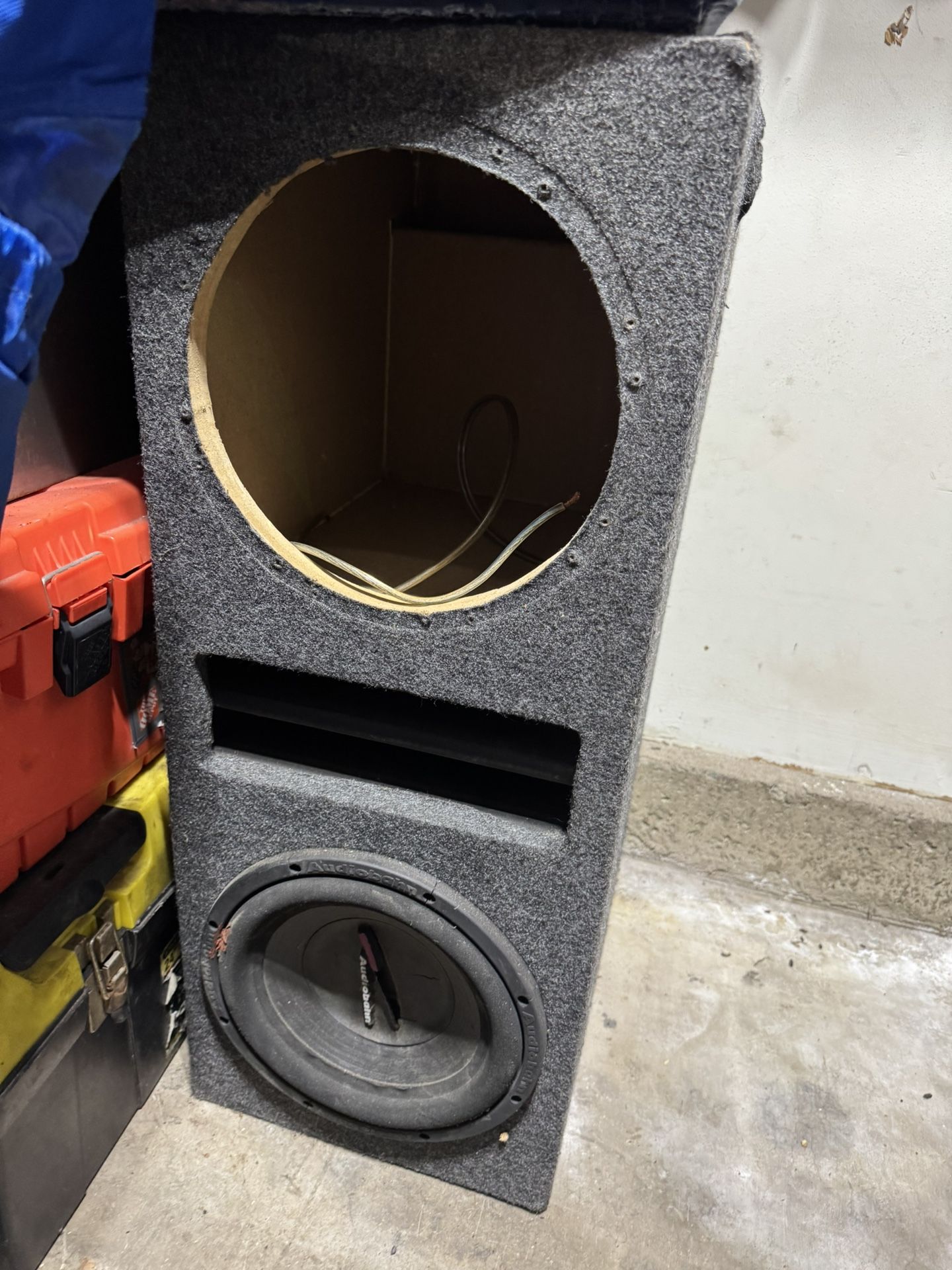 Boxed Enclosure For Twin 12” Subwoofers  