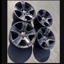 4 — 20x9 6x5.5 6x139.7 Stock Ram 1500 Yukon Tahoe Wheels Rims !!!!!!!