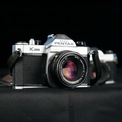 Vintage Asahi Pentax K1000 Film Camera W/ 50MM Lens