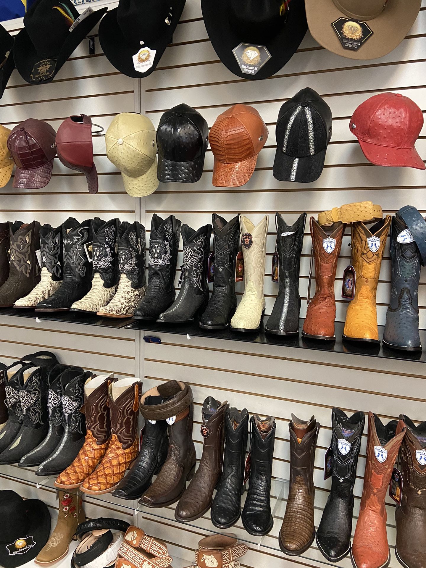 Botas Vaqueras De Piel Original De Diferentes Pieles Para Hombre
