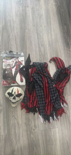 Spirit Halloween Evil Jester Child Costume