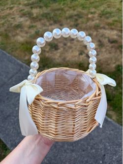 Wedding Flower Girl basket