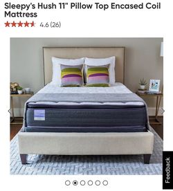Sleepy's hush 2024 pillow top mattress