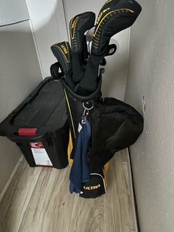 2 full sets (+) of golf clubs