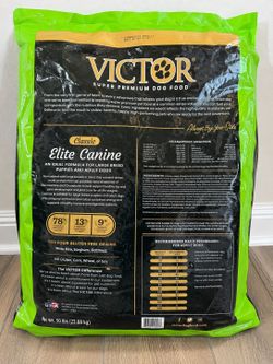 🐶 VICTOR Classic Elite Canine Dog Food – 50 lb – BRAND NEW & SEALED 🐶