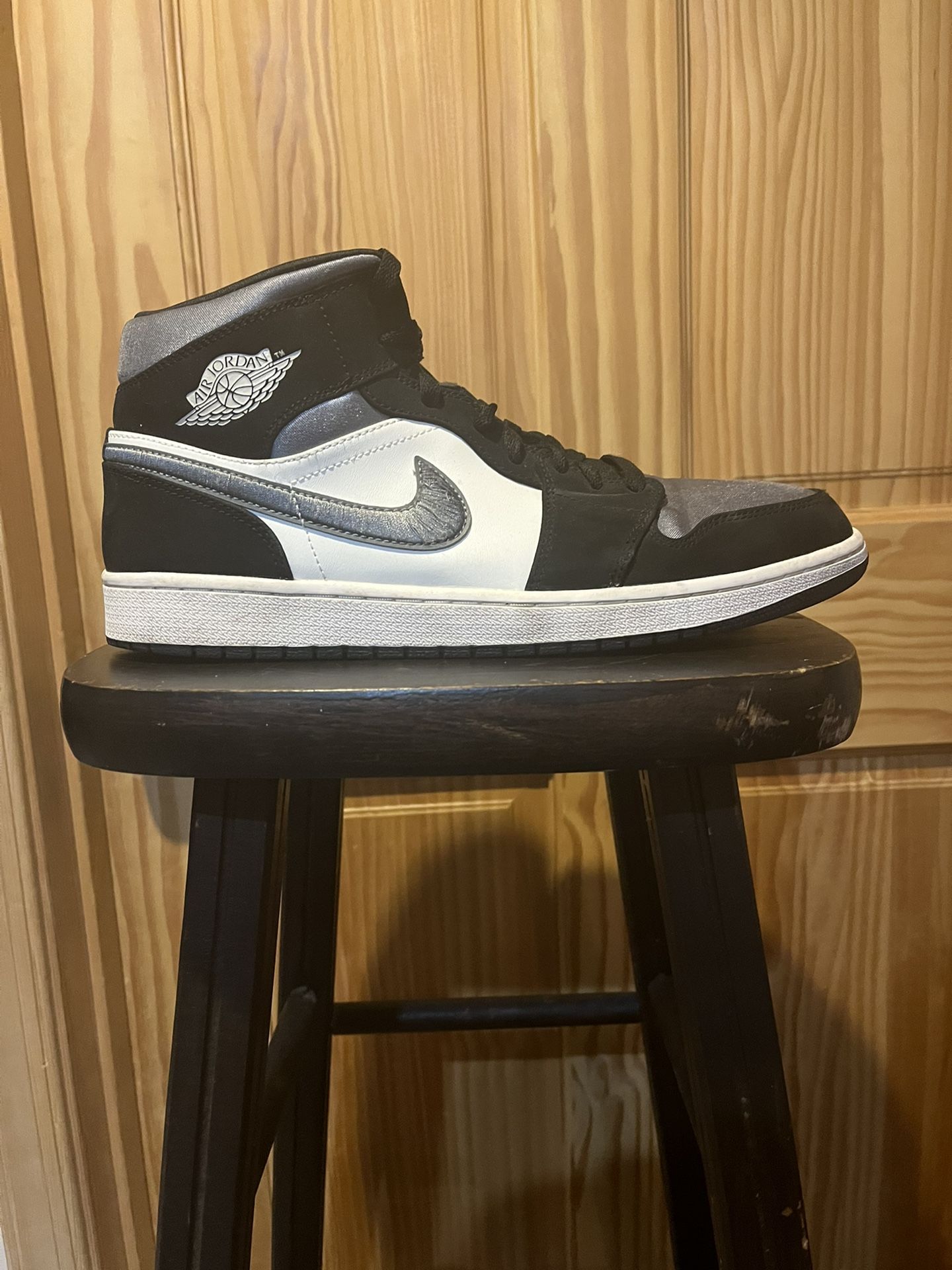 Jordan One Satin Grey Toe Size 12