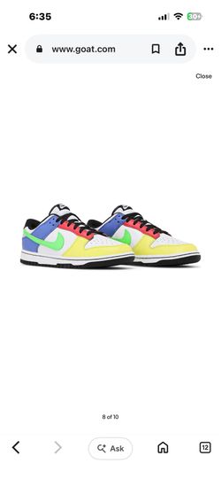 Nike Dunk Low Green Strike sneakers