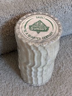 100 beer coasters sealed Summit Skol to a quarter century