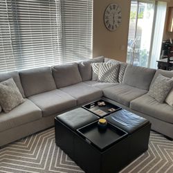 Gray Sectional Couch 