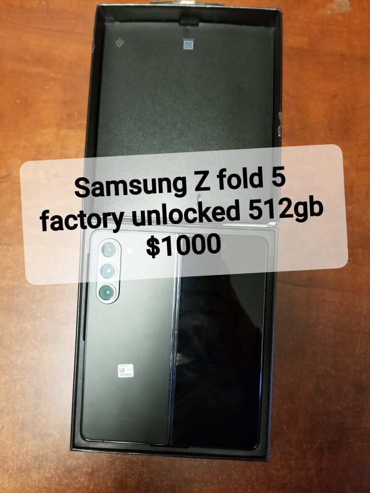 Samsung Z FOLD 5 512GB Factory unlocked 