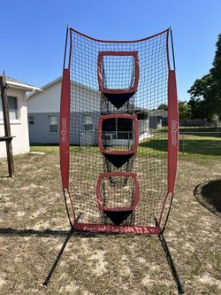 Football Trainer Throwing Net