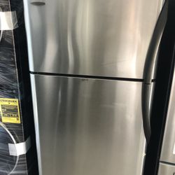 Frigidaire Refrigerator Top Freezer Stainless Steel 