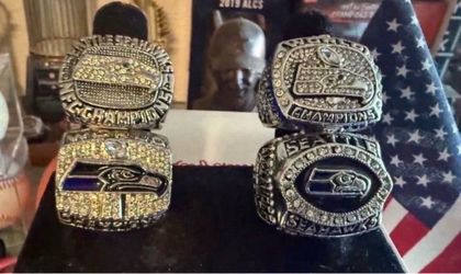 Seattle Seahawks wilson fan rings