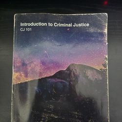 Introduction to Criminal Justice 101