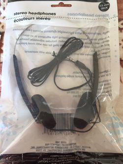 Stereo headphones