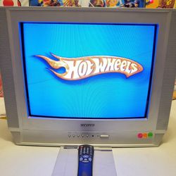 20" Samsung CRT Retro Gaming TV w/ Remote Sound Picture Is Perfect
