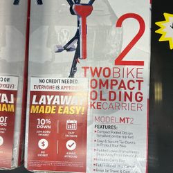 Two Nike Compact Holding Bike Carrier
