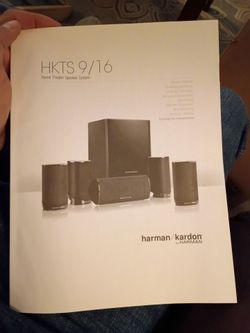 Brand New Harman Kardon HKTS 16BQ 5.1 Home Theater Speaker System – Complete in Box