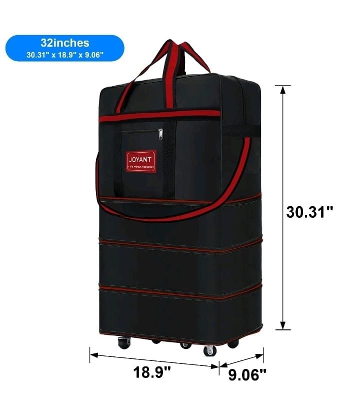 EXPANDABLE DUFFLE LUGGAGE BAG