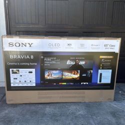 MV 65” Sony smart 4k Oled Bravia 8 TV 
