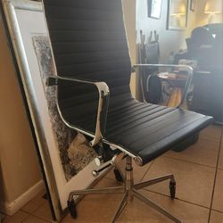 Computer chair leather