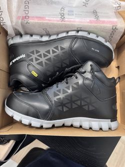 High Top Steel Toe Athletic Shoe