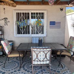 Patio Table, Chairs