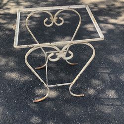 Wrought iron table