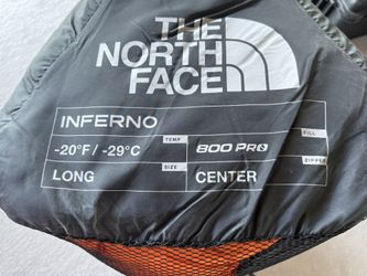 North Face PRO 800 Down Inferno Sleeping Bag OBO