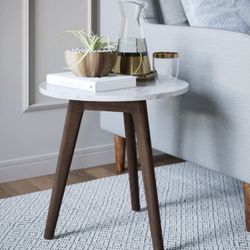 Two Marble End Tables