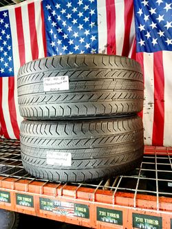 245/40R18 CONTINENTAL PROCONTACT TX ALL SEASON 245 40 18 Set of 2 Used Tires