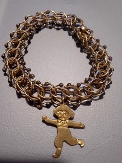 Vintage charm bracelet.