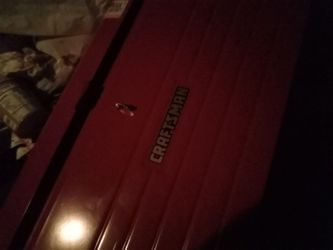 Craftsman Red Meatal Tool Box