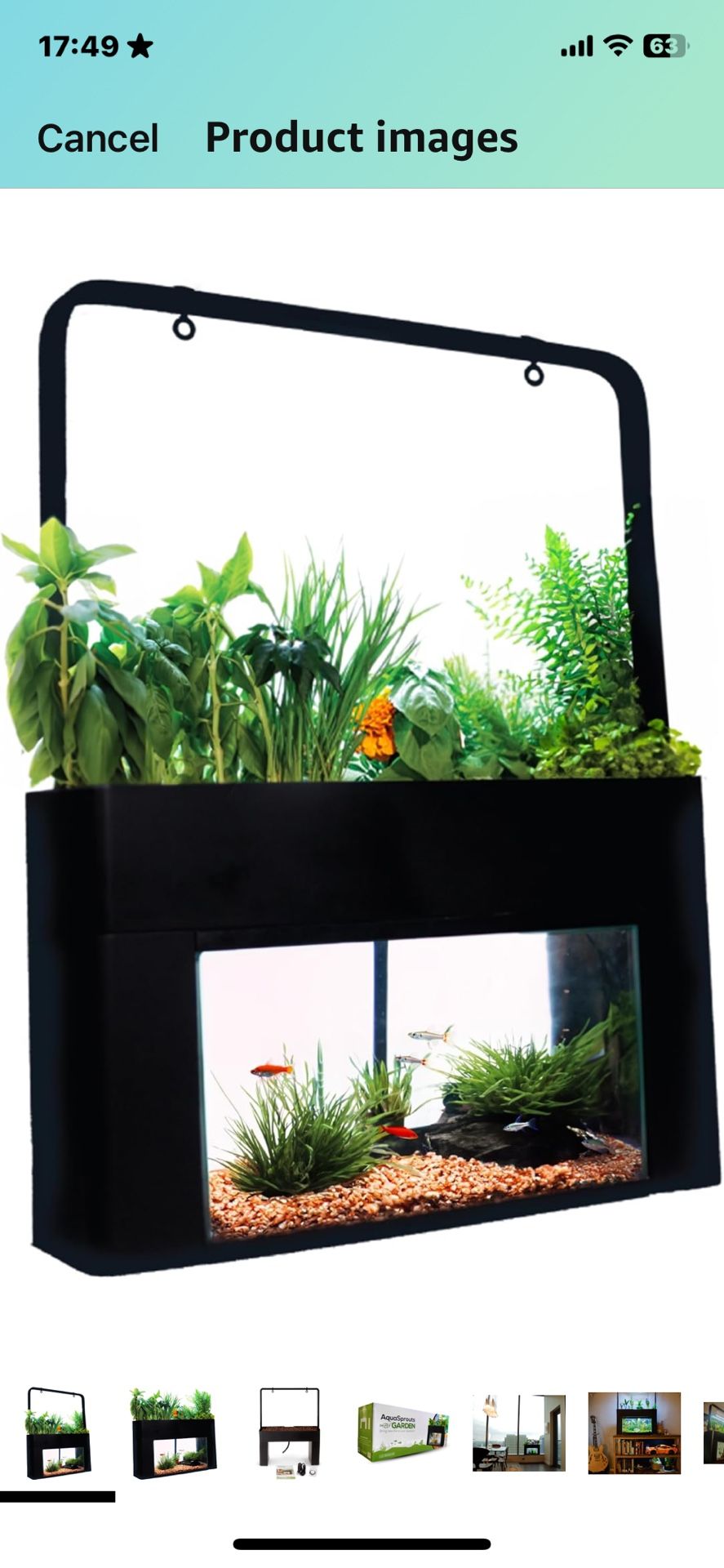 AquaSprout Aquaponics Garden & Aquarium Kit